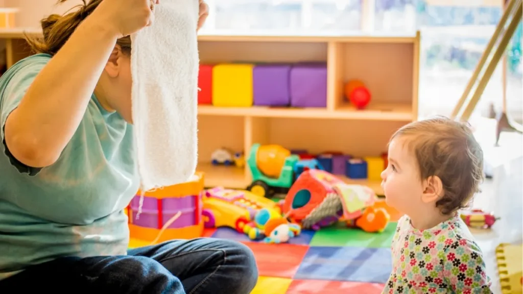 peek-a-boo play activity