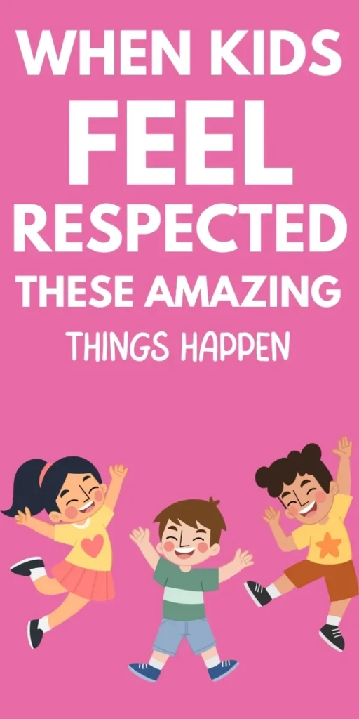 ways to show your child respect image use for pinterest