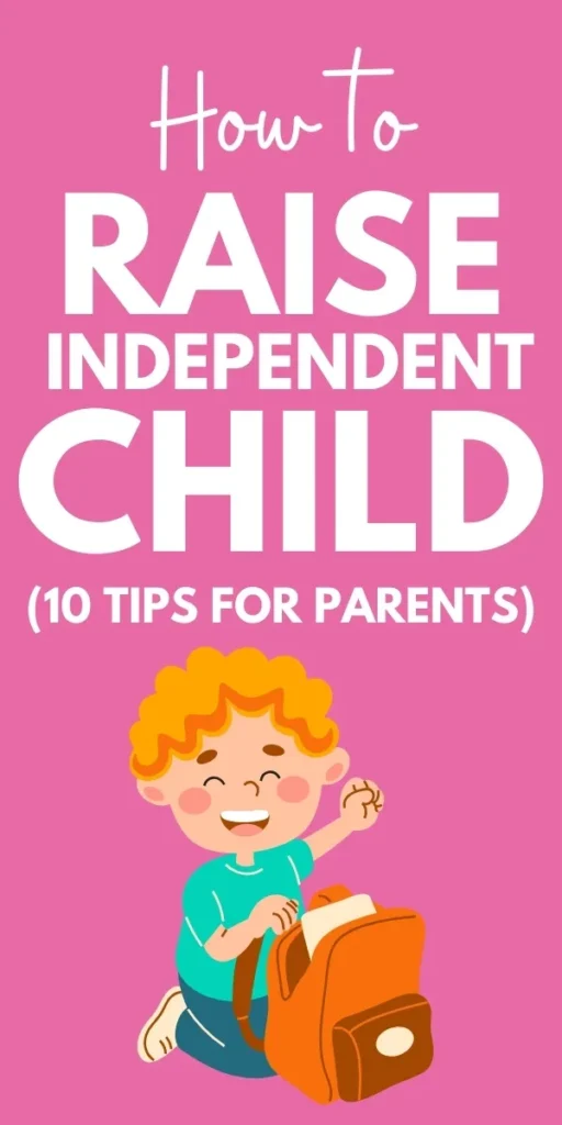 raise independent child image use for pinterest