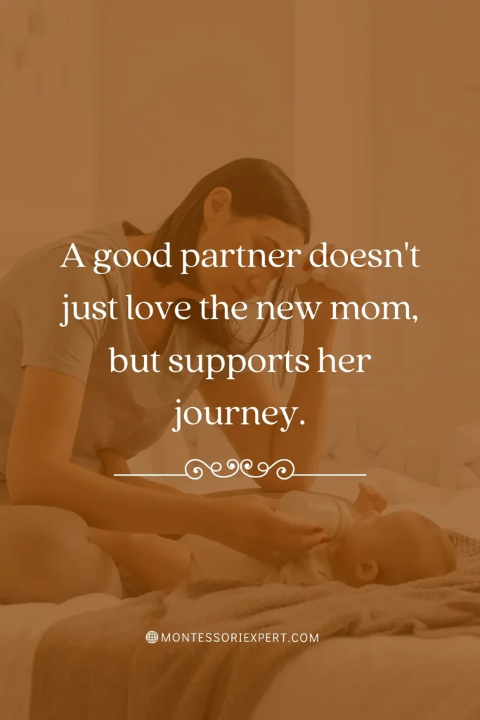 Postpartum Husband Quote