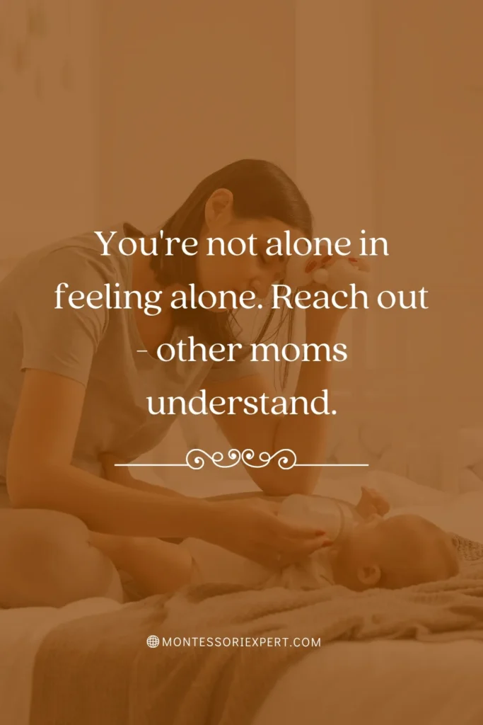 Postpartum Loneliness Quote