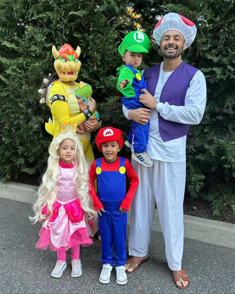 super mario bros halloween costumes family