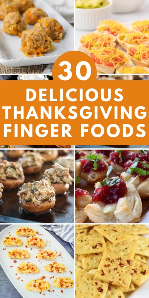 30 Easy and Delicious Thanksgiving Finger Foods Recipes 20 Thanksgiving Finger Foods featured image