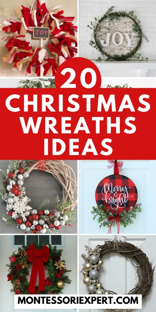 20 Easy DIY Christmas Wreaths Ideas For Front Door 2 christmas wreaths ideas featured image