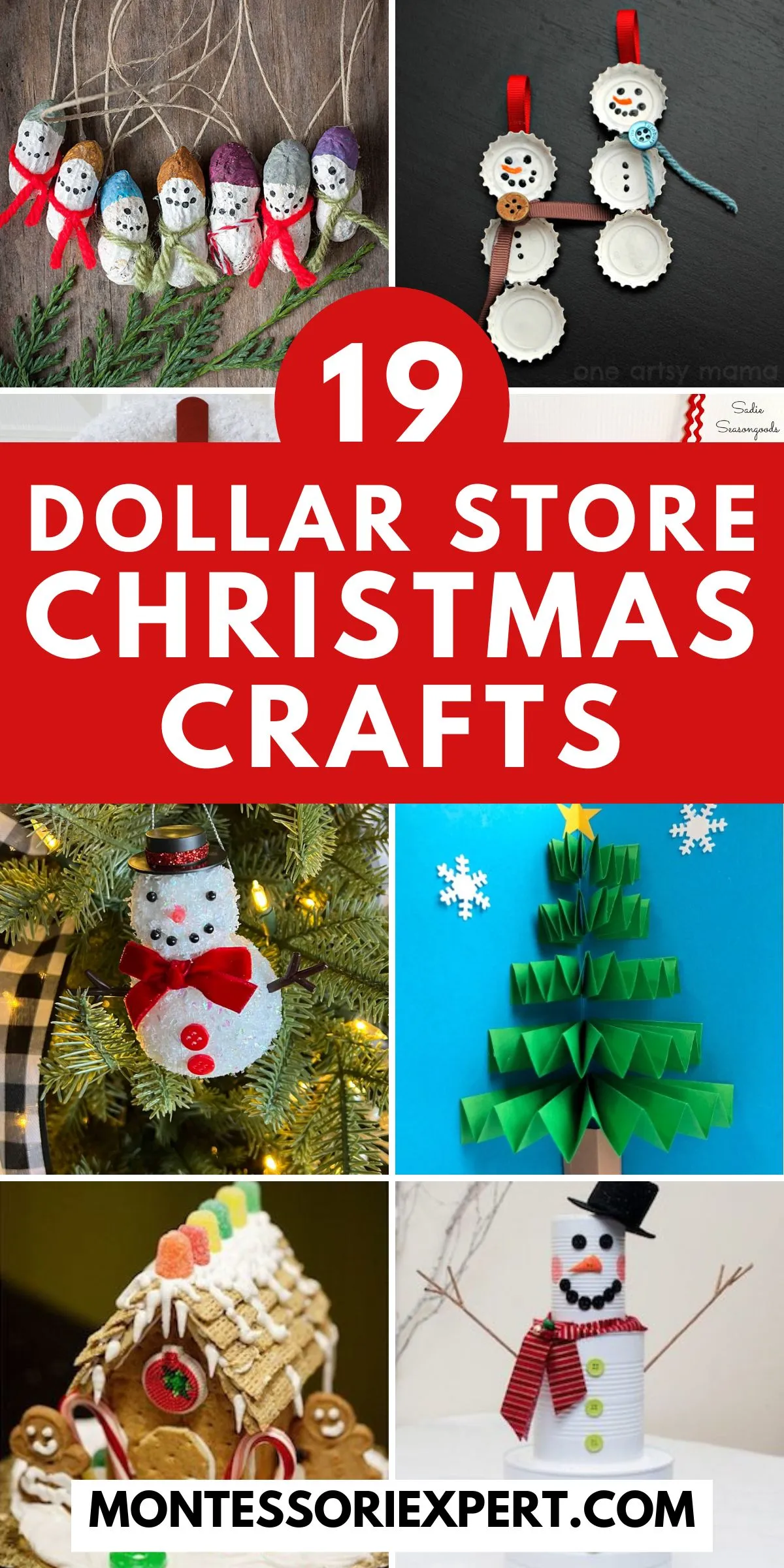 dollar store christmas crafts featured image