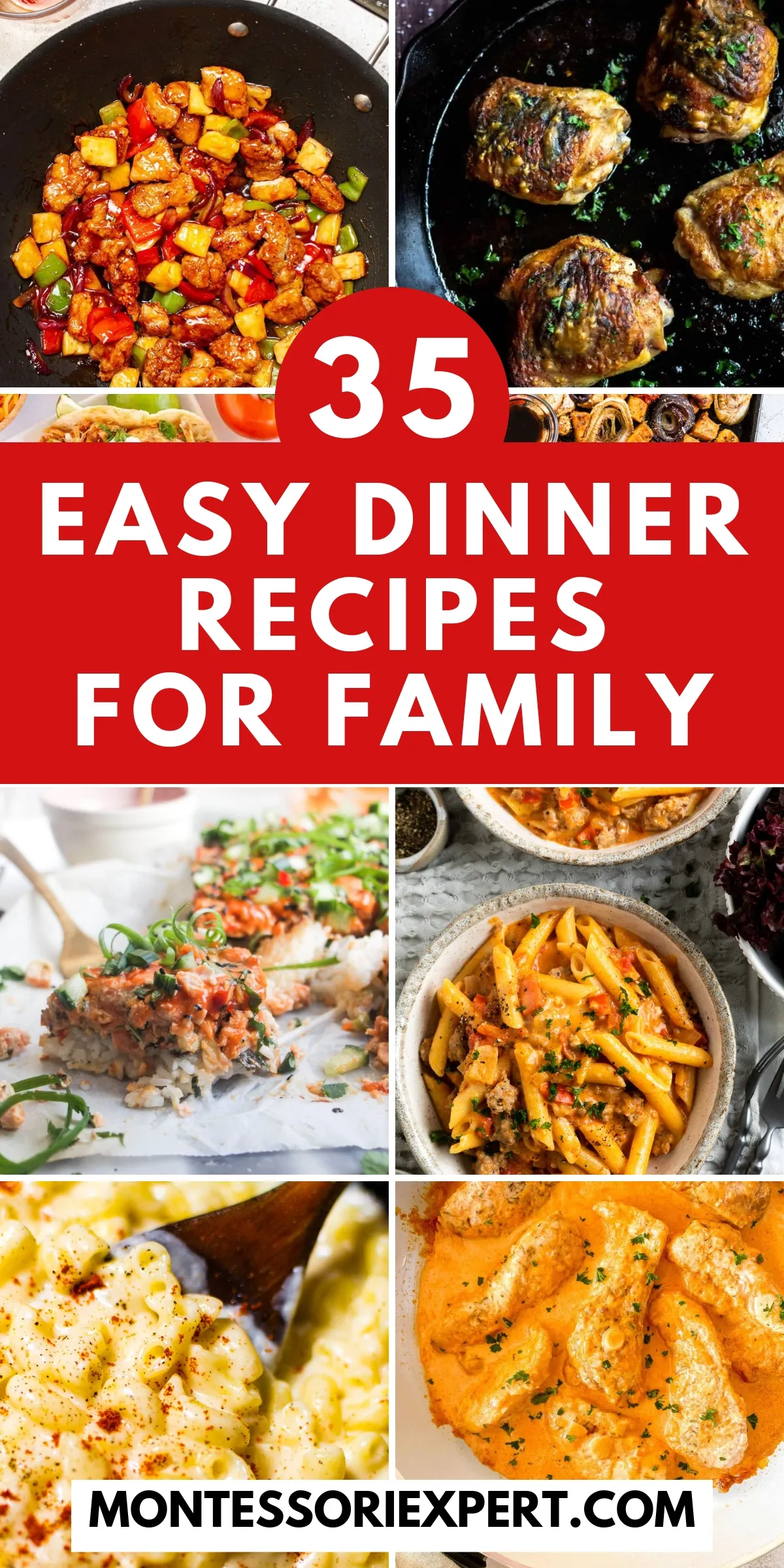 easy dinner recipes featured image